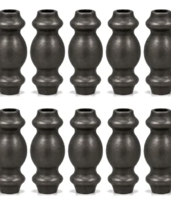 Kit 10 Anuetos Borchie De Ferro Forjado Para Portão 35x70mm
