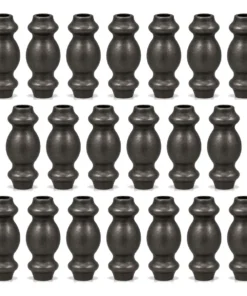 Kit 20 Anuetos Enfeite De Ferro Forjado Para Portão 70x35mm