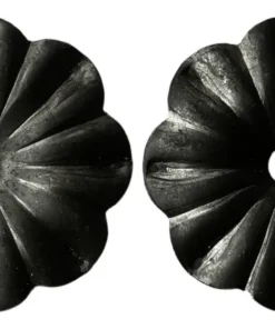 02 Flores De Ferro Serralheria Artística Portão Grade 65x3mm