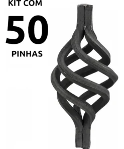 Kit 50 Pinhas De Ferro Serralheria Artística Portão 13cm 1/2