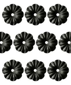 Kit 10 Flor De Ferro Ponta Portão Serralheria 65x3mm
