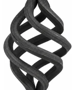 Pinha De Ferro Decorativa Serralheria Portão 13x6cm 1/2 Pol