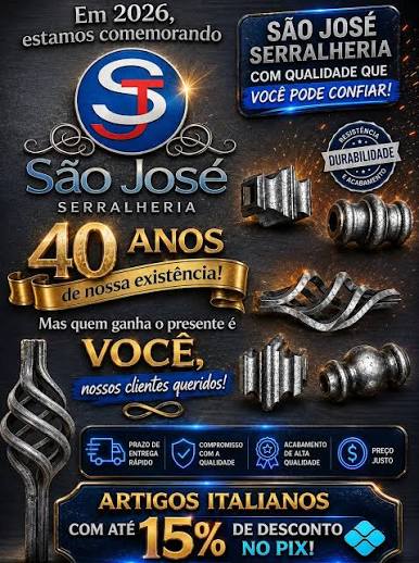 Serralheria São José - 40 anos